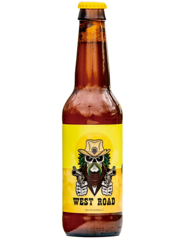 33cl bottle of BELECKER brand beer - WEST ROAD, style DDH IPA