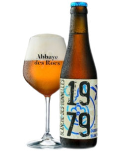 botella 33cl de cerveza de marca l'Abbaye des Rocs , stilo Wheat Beer 2