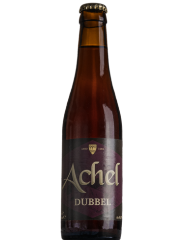 33cl bottle of beer brand achel , stilo Belgian Double