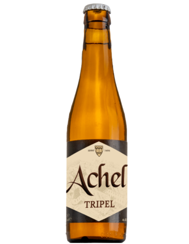 botella 33cl de cerveza de marca achel , stilo Belgian Triple