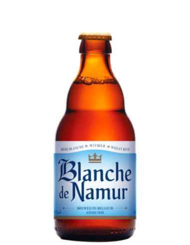 33cl bottle of beer brand DE NAMUR, Belgian Witbier style