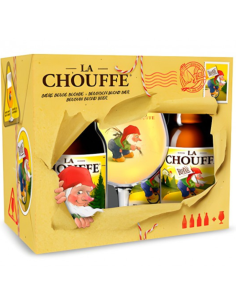 CHOUFFE  - DISCOVERY PACK - 4x33CL + 1Copa Snifter - Buscador de Cervezas - Brewhouse