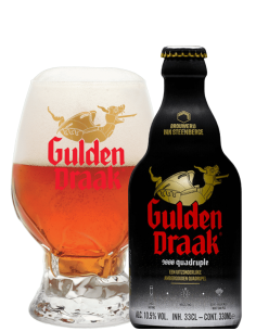 botella 33cl de cerveza de marca GULDEN DRAAK - 9000 QUADRUPLE, estilo Belgian Quadruple 2