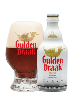 botella 33cl de cerveza de marca GULDEN DRAAK - CLASSIC, estilo Belgian Strong Dark Ale 2