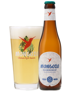 botella 33cl de cerveza de marca MONGOZO - BUCKWHEAT, estilo Belgian White Beer (Sin Gluten) 2