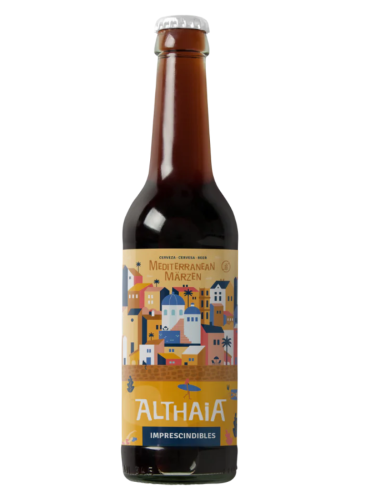 33cl bottle of beer branded ALTHAIA MARZEN, stilo Märzen (Gluten free)