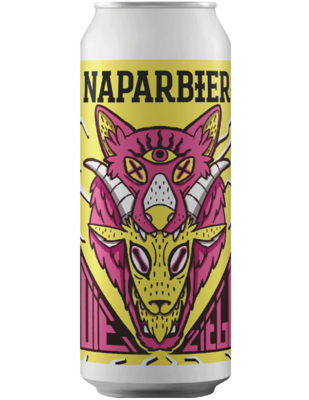 NAPARBIER lata de 44cl de cerveja de marca - DIE ZIEGE, estilo Weizen Doppelbock