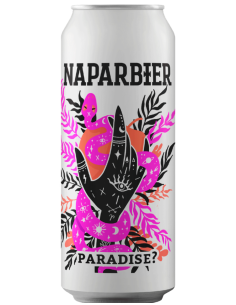 NAPARBIER - PARADISE? - Pilsner Lata 44cl Cons.pref 301124 - Buscador de Cervezas - Brewhouse