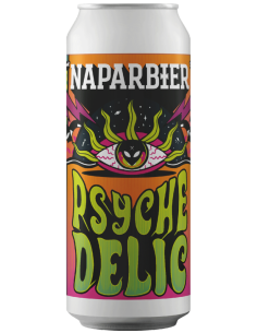 NAPARBIER - PSYCHE DELIC - Helles Lager Lata 44cl - Buscador de Cervezas - Brewhouse