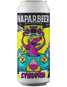 NAPARBIER - STURMFREI - Kellerbier Lata 44cl - Buscador de Cervezas - Brewhouse