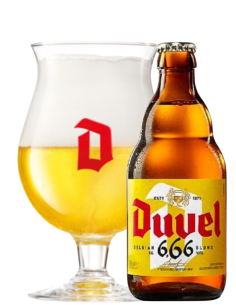 botella 33cl de cerveza de marca DUVEL - 6,66, estilo Belgian Blond 2