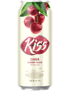 KISS CIDER - CHERRY TASTE ( Cereza ) - Sidra Lata 50cl - Buscador de Cervezas - Brewhouse