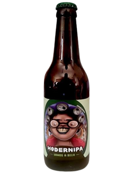 33cl bottle of beer brand VAMOS A BEER - MODERNIPA, ipa style