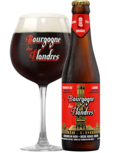 botella 33cl de cerveza de marca BOURGOGNE DES FLANDRES - BRUNE, stilo Flanders Red Ale 2