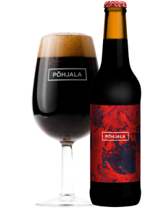 botella 33cl de cerveza de marca POHJALA - GIMME DANGER , estilo Imperial Stout (Gluten Free) 2