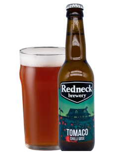 botella 33cl de cerveza de marca REDNECK - TOMACO, estilo Chilli Gose 2