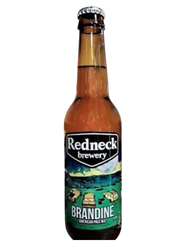 33cl bottle of REDNECK - BRANDINE beer, American Pale Ale style