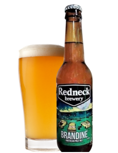 botella 33cl de cerveza de marca REDNECK - BRANDINE, estilo American Pale Ale 2