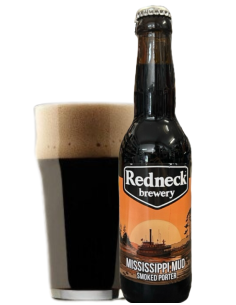 botella 33cl de cerveza de marca REDNECK - MISSISSIPPI MUD, estilo Smoked Porter 2