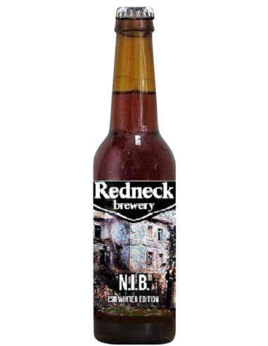 33cl bottle of REDNECK brand beer - N.I.B. ESB WINTER EDITION , Strong Bitter style