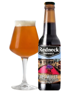 botella 33cl de cerveza de marca REDNECK - RED MULLET, estilo Red Currant Berliner Gose 2