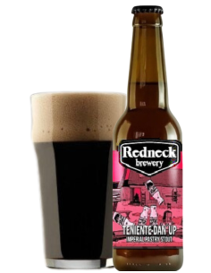 botella 33cl de cerveza de marca REDNECK - TENIENTE DAN'UP, estilo Imperial Pastry Stout 2