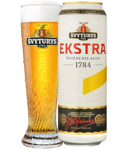 SVYTURYS - EKSTRA - European Export Lager Lata 50cl