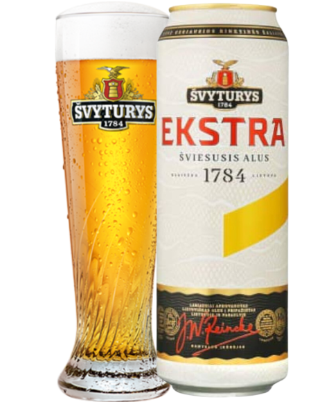 SVYTURYS - EKSTRA - European Export Lager Lata 50cl