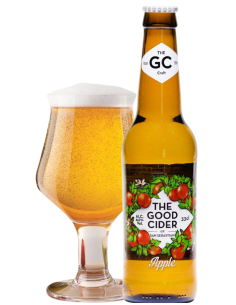 botella 33cl de cerveza de marca THE GOOD CIDER - APPLE ( Manzana ), estilo Sidra 2