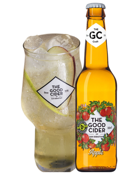 THE GOOD CIDER - APPLE 0'0 ( Manzana - Sin Alcohol ) Sidra 33cl