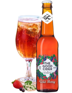 33cl bottle of THE GOOD CIDER brand beer - WILD BERRY ( Fruits of the Forest ), cider style 2