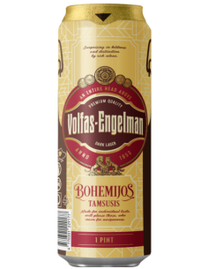 VOLFAS ENGELMAN - BOHEMIJOS - European Dark Ale Lata 57cl - Buscador de Cervezas - Brewhouse