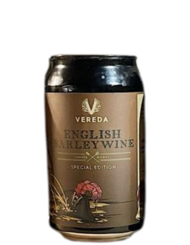 can 33cl of VEREDA brand beer - ENGLISH BARLEY WINE, english Barleywine style (Gluten Free)