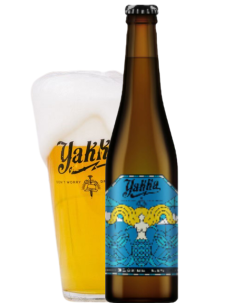 botella 33cl de cerveza de marca YAKKA - BLONDE, estilo Belgian Blond (Sin Gluten) 2