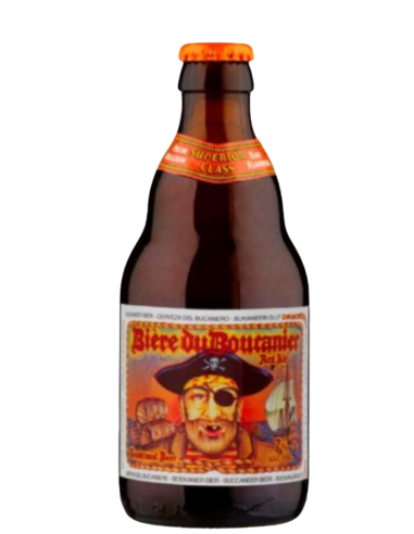 botella 33cl de cerveza de marca BOUCANIER - BIERE DU BOUCANIER, stilo Red Ale