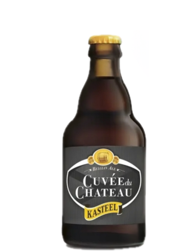 botella 33cl de cerveza de marca KASTEEL - CUVÉE DU CHATEAU, estilo Belgian Strong Dark Ale