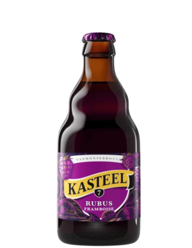 KASTEEL garrafa de 33cl de cerveja com a marca - RUBUS , estilo Strong Fruit Beer