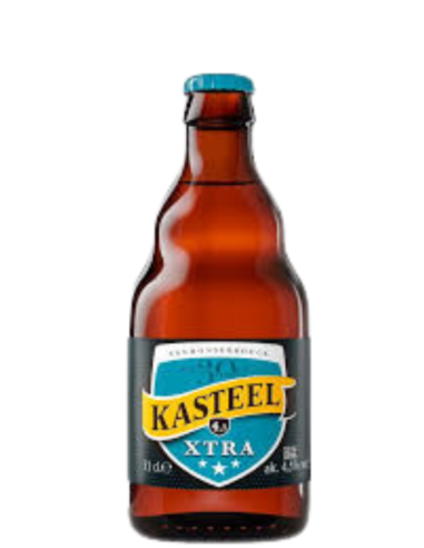 33cl bottle of beer of the brand KASTEEL - XTRA, Belgian Pale Ale style