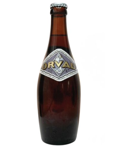 botella 33cl de cerveza de marca ORVAL - TRAPPIST ALE, estilo Belgian Ale