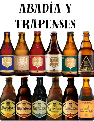 LOT - ABADIA AND TRAPENCES Nº1 - According to Stock 12 Bottles x 33cl