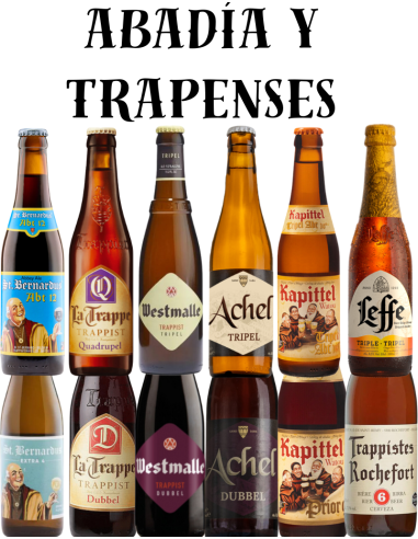 lote de 12x33cl de cerveja de diferentes estilos