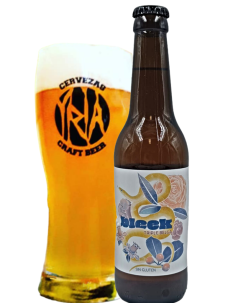 botella 33cl de cerveza de marca YRIA - BLEEK, estilo Belgian Triple (Sin Gluten) 2