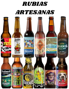 LOTE - RUBIAS  ARTESANAS - Según Stock 12 Botellas 33cl - Buscador de Cervezas - Brewhouse