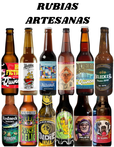 lote 12x33cl de cervejas lager