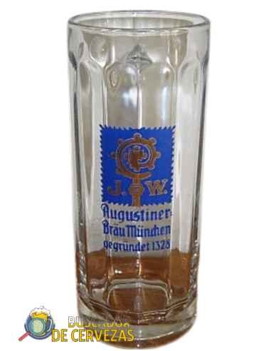 augustiner brand glass pitcher