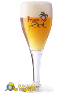 Cálice de cerveja da marca BRUGSE ZOT 33cl 2