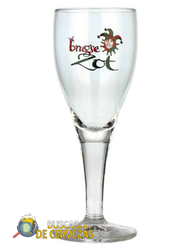 BRUGSE ZOT brand beer chalice 33cl glass