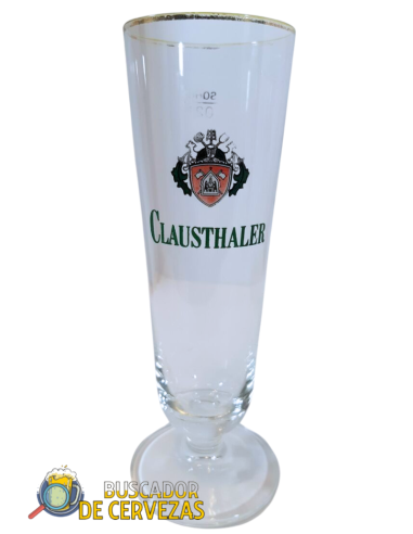 25cl pilsner glass of beer brand CLAUSTHALER