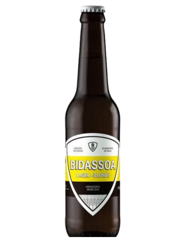 BIDASSOA - LAGER - BLONDE - Pale Lager 33cl