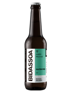 BIDASSOA - HOPPY PALE ALE - Hoppy Pale Ale (Sin Gluten) 33cl - Buscador de Cervezas - Brewhouse